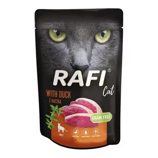 Dolina Noteci RAFI Cat Adult z kaczką 100g 53247-uniw - Mokra karma dla kotów - miniaturka - grafika 1