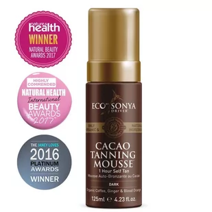 Eco by sonya Eco by Sonya Samoopalacz w piance Cacao Tanning Mousse 125 ml son-006 - Samoopalacze - miniaturka - grafika 1