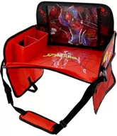 Akcesoria do fotelików - Stolik podróżny samochodu Spiderman Dziecko człowiek pająk superbohater komfort czerwony regulowany - miniaturka - grafika 1