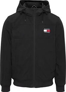 Tommy Jeans Męska kurtka z podszewką polarową TJM wyściełana, Czarny, XL - Kurtki męskie - miniaturka - grafika 1