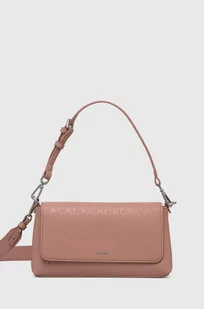 Calvin Klein torebka kolor różowy - Torebki damskie - miniaturka - grafika 1