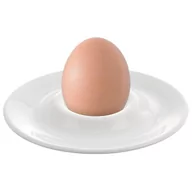 Pozostałe akcesoria kuchenne - Orion Podstawka do jajka ceramiczna kieliszek na jajko biała luna 13 cm O-122981 + O-122981 - miniaturka - grafika 1