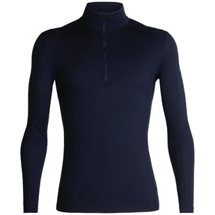 Męska bluza Icebreaker M 200 Oasis LS Half Zip Rozmiar: L / Kolor: ciemnoniebieski - Bluzy sportowe męskie - miniaturka - grafika 1
