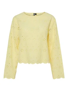 Pieces Sweter "Tarmorine" w kolorze żółtym - Swetry damskie - miniaturka - grafika 1
