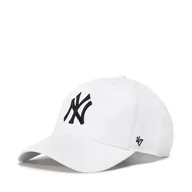 Czapki damskie - Czapka z daszkiem 47 Brand Mlb New York Yankees B-MVPSP17WBP-WH Biały - miniaturka - grafika 1
