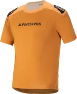 Koszulki męskie - Alpinestars Koszulka krótki rękaw ALPINESTARS A-ARIA POLARTEC SWITCH SS JERSEY, Dark Gold Rozmiar: XL - miniaturka - grafika 1