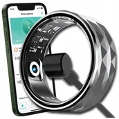 Smartringi - Smart ring inteligentny pierścionek tętno ciśnienie sen sport smartring - miniaturka - grafika 1