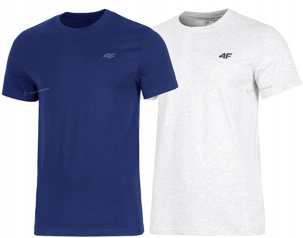 4F ZESTAW 2szt. 2-PAK MÄSKA KOSZULKA T-SHIRT 100% BAWEĹNA / rozm L
