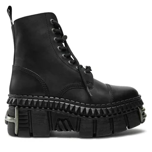 Glany NEW ROCK M-WALL083CCT-S9 Czarny - Glany damskie - miniaturka - grafika 1