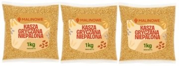 Zestaw Kasza Gryczana Niepalona 3x1kg Naturalna Świeża Jakość Premium