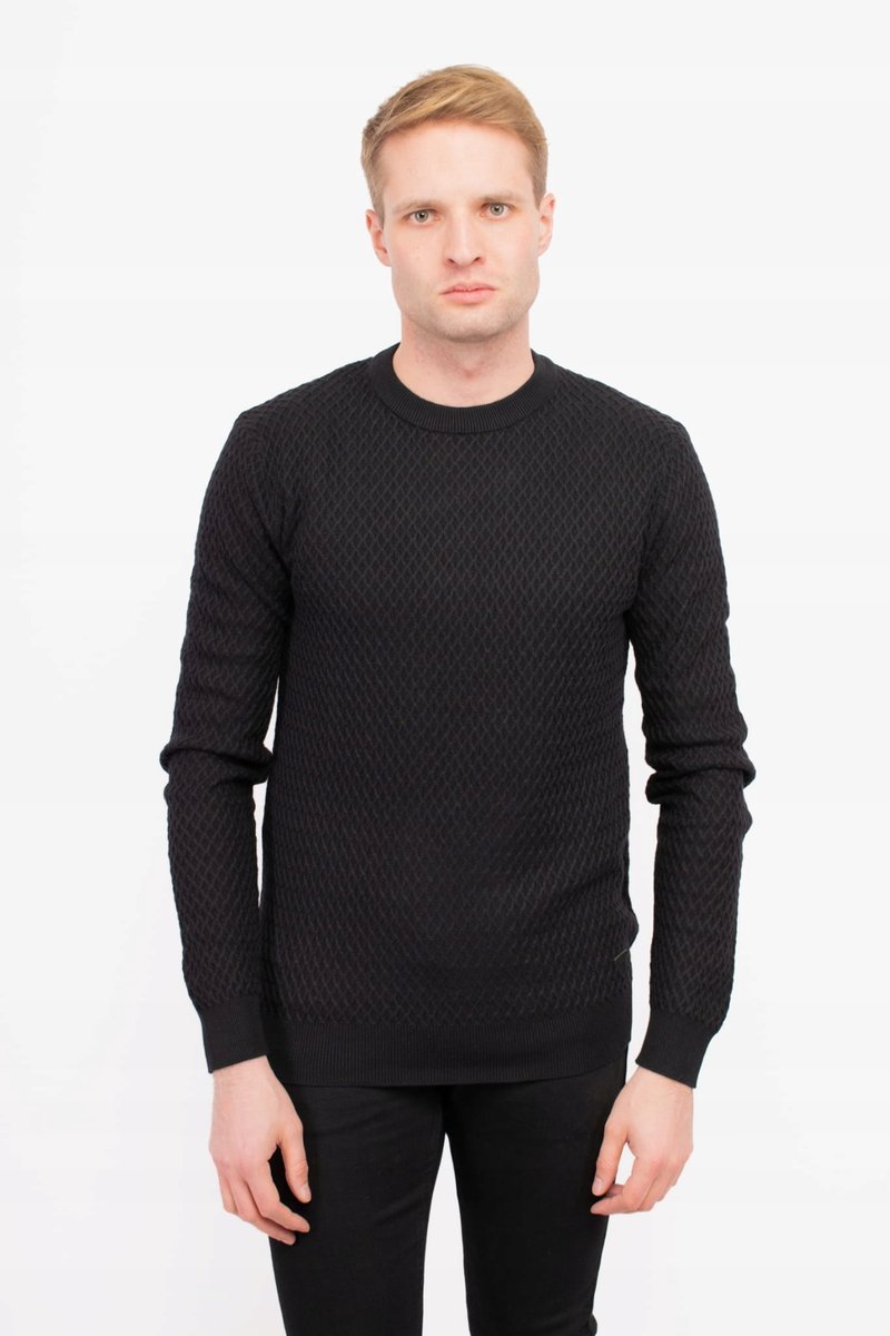 Sweter męski Guess M4YR05 Z3FB1 czarny - M