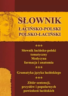 Słownik łacińsko-polski, polsko-łaciński - E-booki - lektury - miniaturka - grafika 1