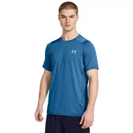 Koszulki sportowe męskie - Męska koszulka treningowa Under Armour UA HG Armour Fitted SS - niebieska - UNDER ARMOUR - miniaturka - grafika 1
