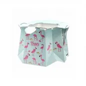 Nocniki - Tron Jednorazowy, biodegradowalny nocnik-idealny w podróży, miętowy we flamingi - miniaturka - grafika 1