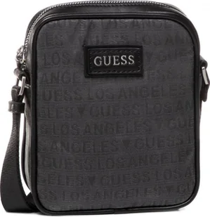 Guess, Dan, Document Holder, Textile Crossbody Bag, Black, HMDLJCP0317, For Men For Men - Nerki - miniaturka - grafika 1