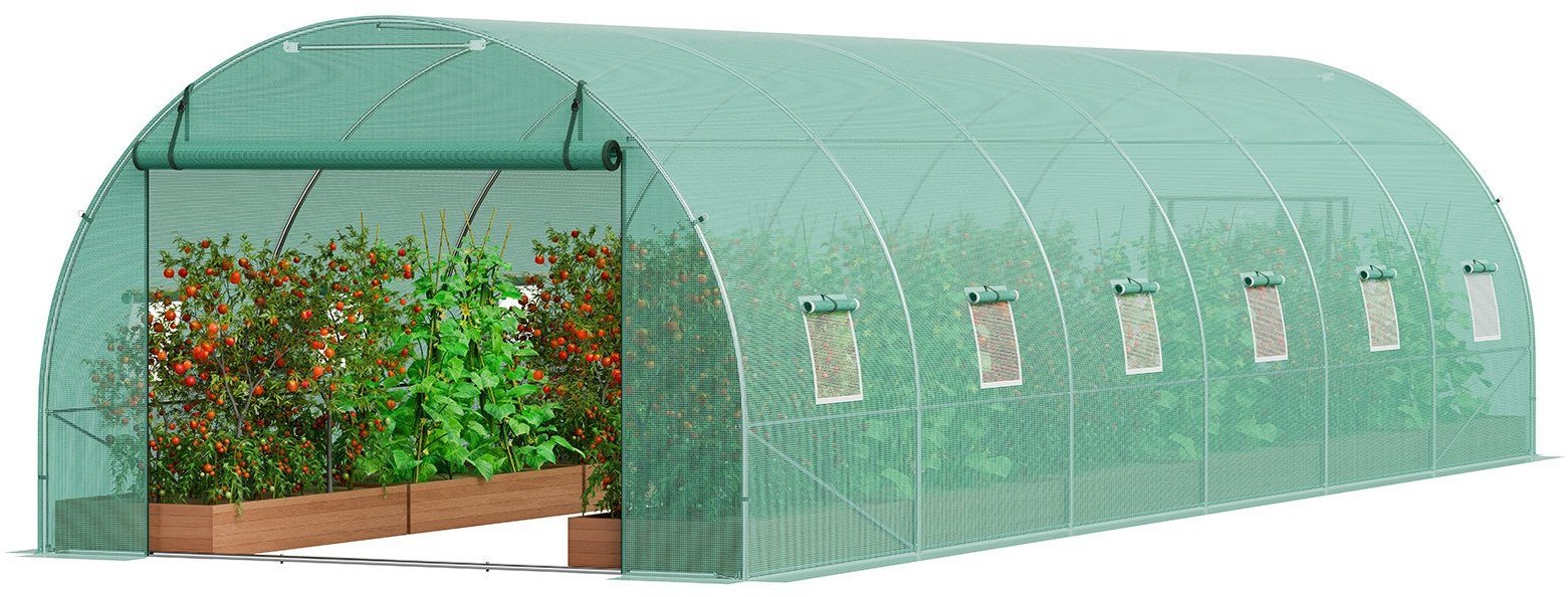 VEVOR Tunel foliowy ogrodowy szklarnia 26m2 8.9x2.95x2.25 m