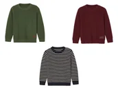 Swetry dla chłopców - lupilu Sweter dziecięcy dzianinowy z bawełny - lupilu® - miniaturka - grafika 1