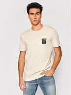 Koszulki męskie - Jones Jack T-Shirt Styrko 12192823 Beżowy Regular Fit - miniaturka - grafika 1