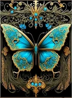 Zabawki kreatywne - DIAMENTOWA PASJA Haft Diamentowy Mozaika Diamentowa MOTYLE MOTYLKI MOTYL Z MOTYLAMI - miniaturka - grafika 1