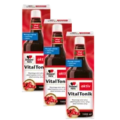 Serce i układ krążenia - 3x Doppelherz® aktiv Vital Tonik, Płyn 3x1000ml ZESTAW - miniaturka - grafika 1