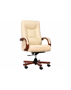 Fotel biurowy, krzesło biurowe bemondi Fotel skórzany LID-ER kremowy - Fotele i krzesła biurowe Fotel biurowy, krzesło biurowe bemondi Fotel skórzany LID-ER kremowy - Fotele i krzesła biurowe - miniaturka - grafika 1