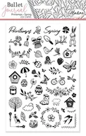 Scrapbooking - Stempelki w Arkuszu Wiosna - miniaturka - grafika 1