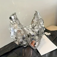 Torebki damskie - TEMU Torba z Cekinami w 4 Kolorach, Stylowa i Prosta - Z Łańcuszkiem na Ramię, Idealna na Codzień, Może Służyć Torba na Pierożek - miniaturka - grafika 1