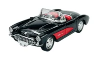 Samochody i pojazdy dla dzieci - WELLY 1957 CHEVROLET CORVETTE CZARNY 1:24 29393 - miniaturka - grafika 1