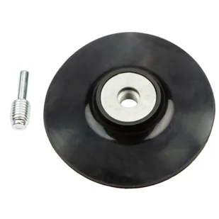 GRAPHITE Tarcza elastyczna z rzepem 125 mm x M14 + trzpień - Akcesoria do elektronarzędzi - miniaturka - grafika 1