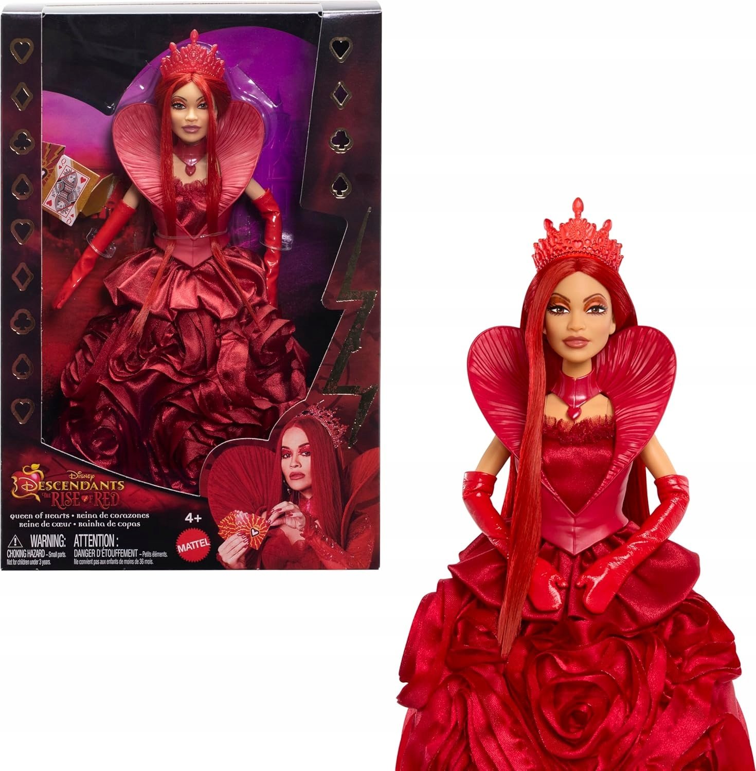 Mattel Disney Descendants Następcy: Rebelia Red Królowa Kier HWV09
