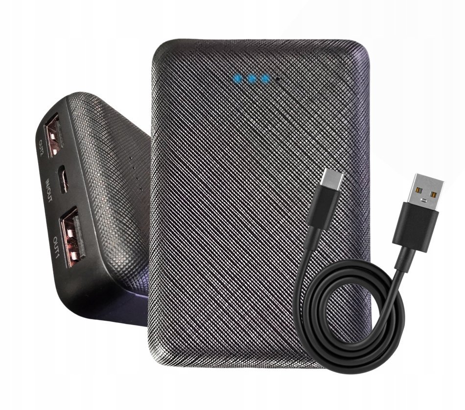 Powerbank Posugear 10000 mAh czarny USB C