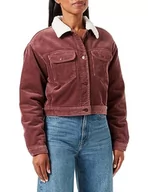 Kurtki damskie - Wrangler Damska kurtka Sherpa, Dahlia., M - miniaturka - grafika 1