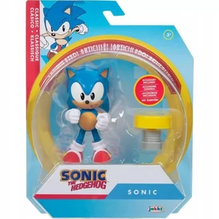 Sonic The Hedgehog Classic Sonic 10Cm + Wyskocznia - Figurki dla dzieci - miniaturka - grafika 1