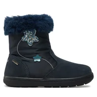 Buty dla dziewczynek - Kozaki Primigi 6850133 S GORE-TEX Granatowy - miniaturka - grafika 1