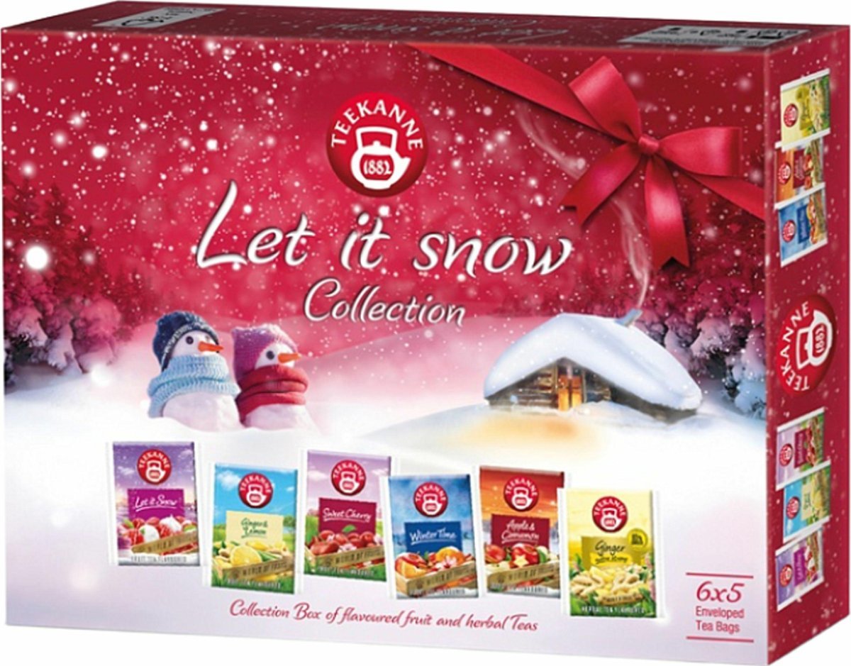 Teekanne Zestaw herbat ziołowych i owocowych Let it snow Collection 65 g - Żywność