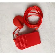 Inne - TEMU Klucz Bezpieczeństwa do Bieżni - Magnetyczne Zamknięcie Przełącznika do Sprzętu Fitness, Wytrzymały Plastik o Wysokim Indeksie, Czerwony - miniaturka - grafika 1