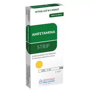 Hydrex Test narkotykowy Amfetamina strip x 1 szt - Testy ciążowe i diagnostyczne - miniaturka - grafika 1