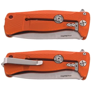 Nóż składany LionSteel SR22A Orange Aluminum, Satin Sleipner by Molletta (SR22A OS) - Noże - miniaturka - grafika 7