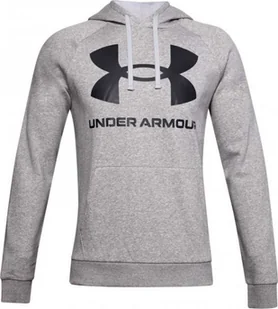 Under Armour Bluza męska Rival Fleece Big Logo Hd szara r. XL (1357093 011) - Bluzy męskie - miniaturka - grafika 1