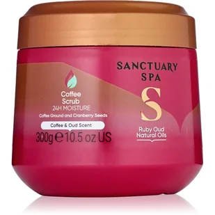 Sanctuary, Kawowo Żurawinowy Peeling Do Ciała Fusy, 300ml - Peelingi do ciała - miniaturka - grafika 1