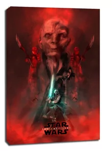 Star Wars Gwiezdne Wojny – Ostatni Jedi – bohaterowie - obraz na płótnie Wymiar do wyboru: 61x91,5 cm - Obrazy i zdjęcia na płótnie - miniaturka - grafika 1