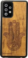 Etui i futerały do telefonów - BeWood Drewniane Etui Samsung Galaxy A52/A52s 5G HAMSA IMBUIA - miniaturka - grafika 1