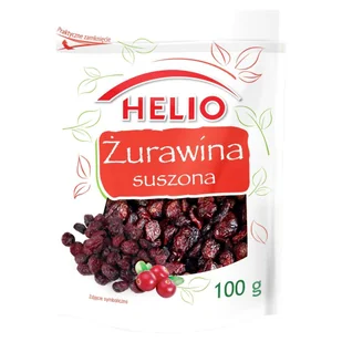 Helio Słoneczne Owoce żurawina 100 g 100g 5905617000106 - Bakalie - miniaturka - grafika 1