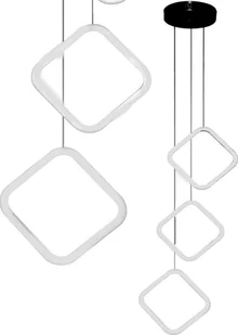 Lampa wisząca MAXXLLC LAMPA SUFIT RING PLAFON kwadrat żyrandol LED - Lampy sufitowe - miniaturka - grafika 1