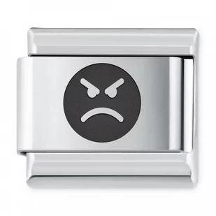 Murrano ITALIAN CHARMS Symbole Emocje Emotka Złość IH-180 - Charmsy - miniaturka - grafika 1