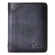 Torebki damskie - DANTE 05505 Blokowanie RFID Górna warstwa Męska skóra bydlęca Krótki portfel Karty Torba na gotówkę Wielobarwny Grey Blue - miniaturka - grafika 1