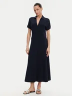 Sukienki - Tommy Hilfiger Sukienka codzienna WW0WW44514 Granatowy Regular Fit - miniaturka - grafika 1
