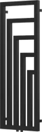 Grzejniki pokojowe - Mexen Alaska grzejnik dekoracyjny 1216 x 440 mm, 542 W, czarny - W205-1216-440-00-70 - miniaturka - grafika 1