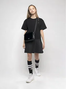 DKNY Sukienka codzienna D32896 S Czarny Regular Fit - Sukienki i spódniczki dla dziewczynek - miniaturka - grafika 1