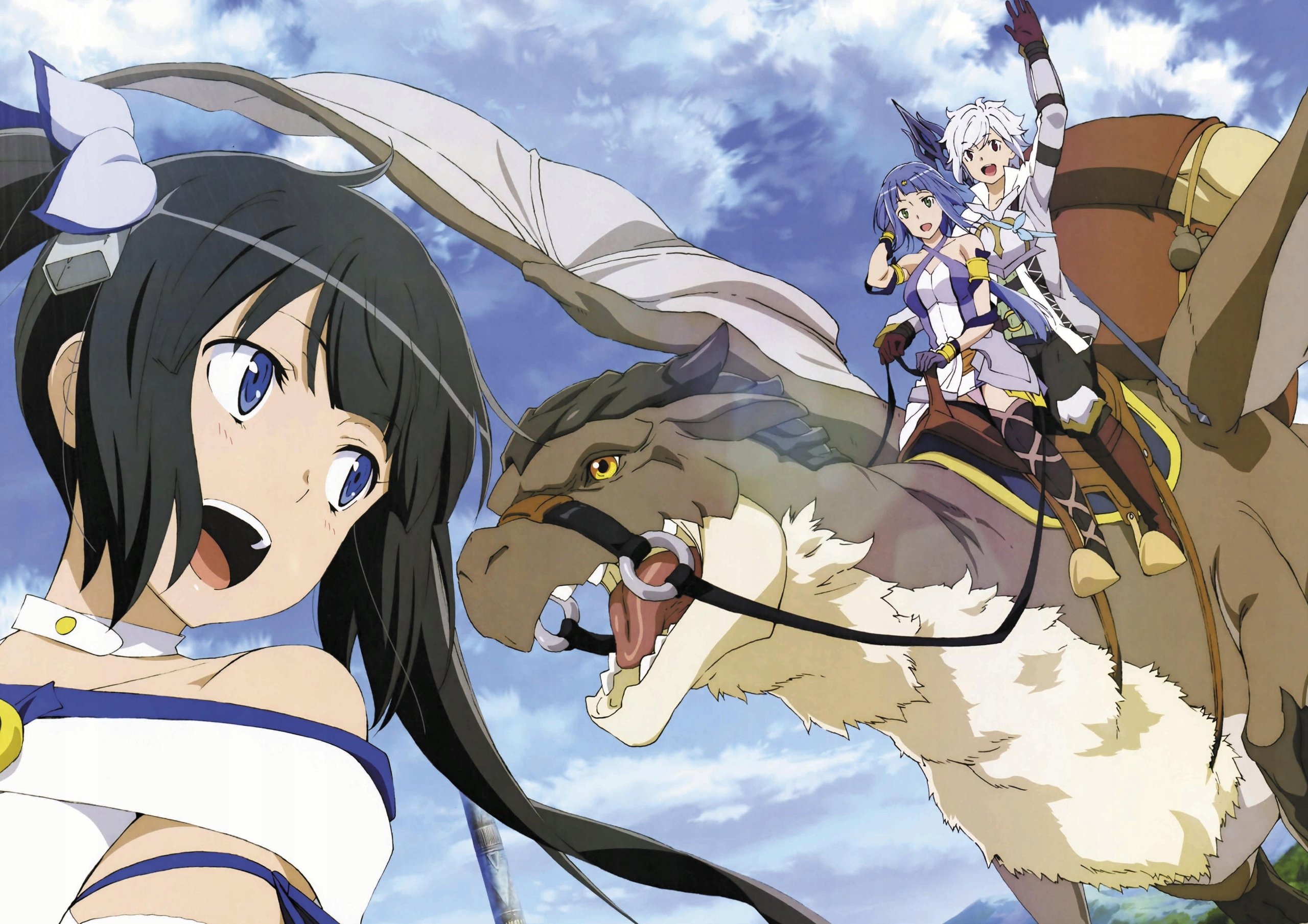 Plakat A2 anime manga Dungeon ni Deai Danmachi